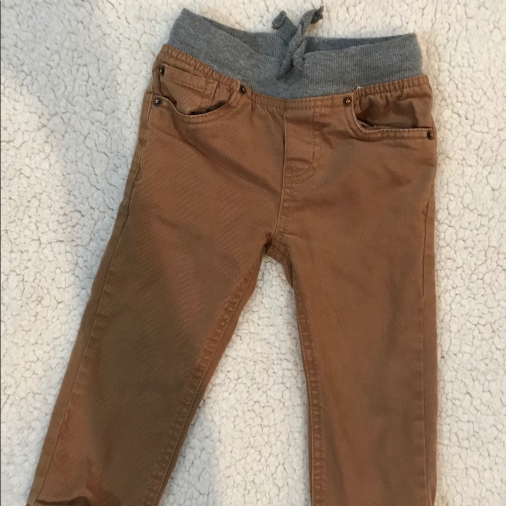 2T Cat and Jack Dark Khaki Colored pants